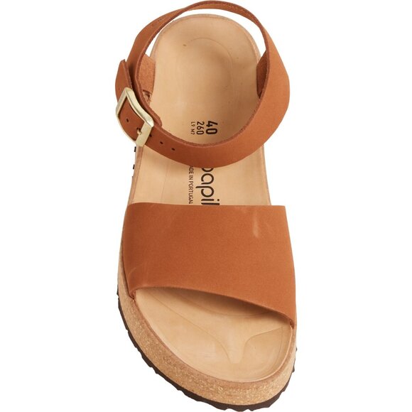 NEW Birkenstock Made in Portugal Glenda Wedge Sandals - Leather, Narrow Width - Picture 3 of 6